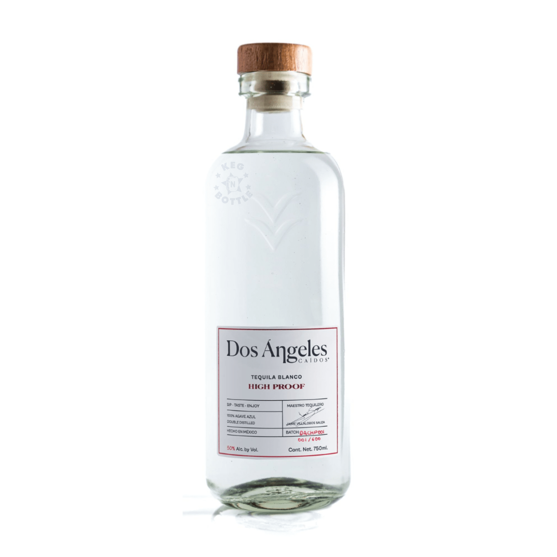 Dos Angeles Caidos High Proof Blanco Tequila (750 ml) | Keg N Bottle