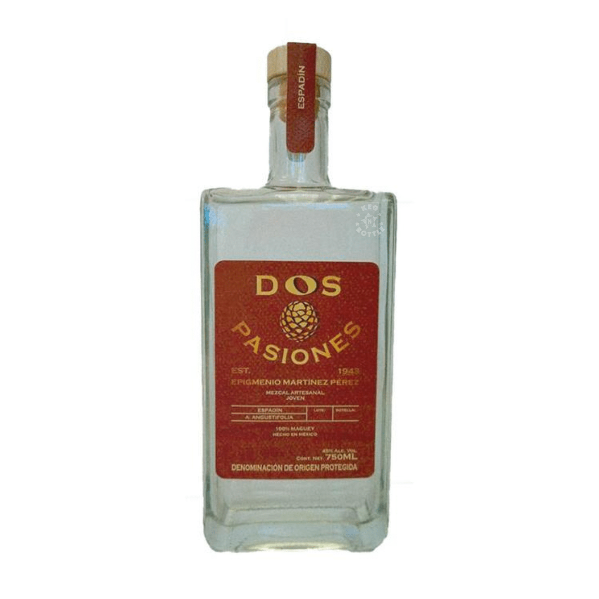 Dos Pasiones Espadin Mezcal (750 ml) - Keg N Bottle