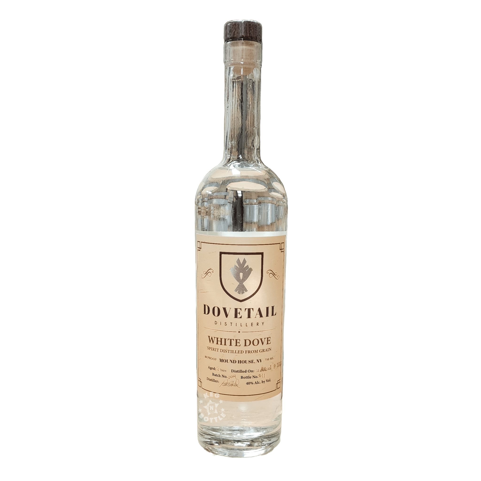 Dovetail White Dove Grain Spirit (750 ml) - Keg N Bottle