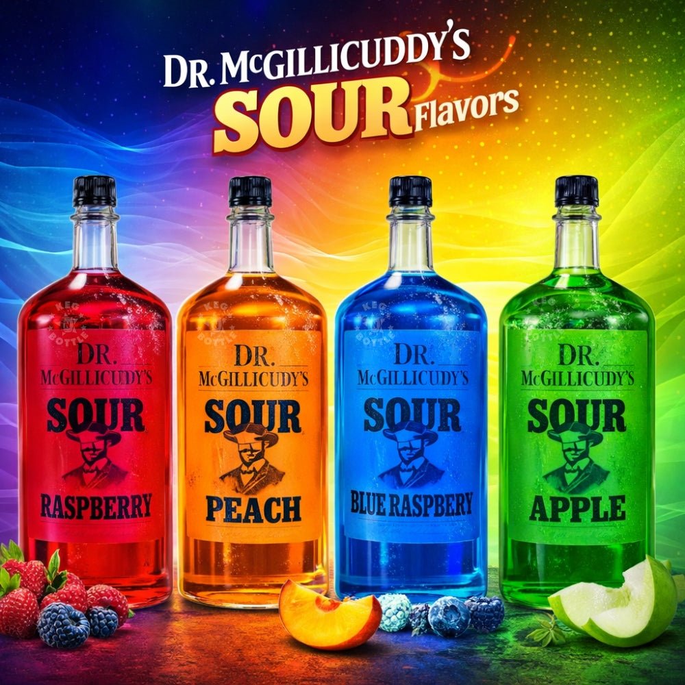 Dr. McGillicuddy’s Sour Flavors Variety Pack (4 x 750 ml) | Keg N Bottle