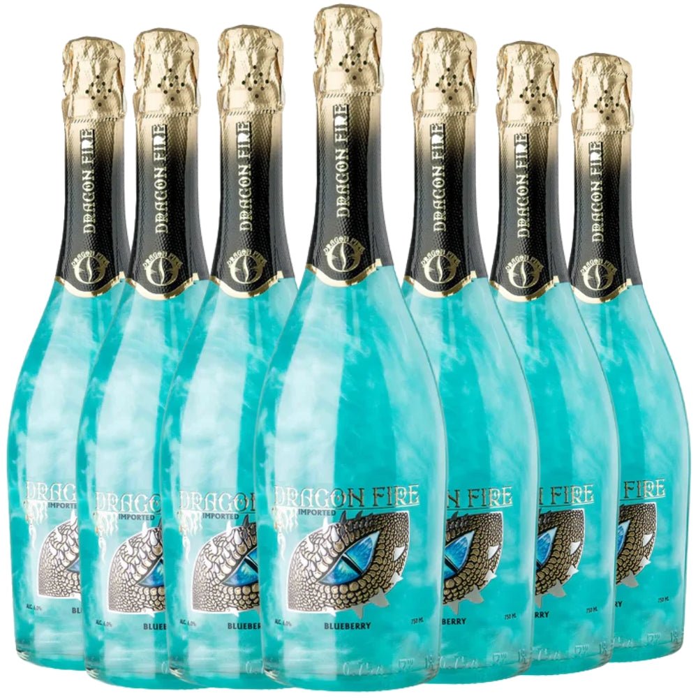 Dragon Fire Blueberry Wine Bundle Pack of 7