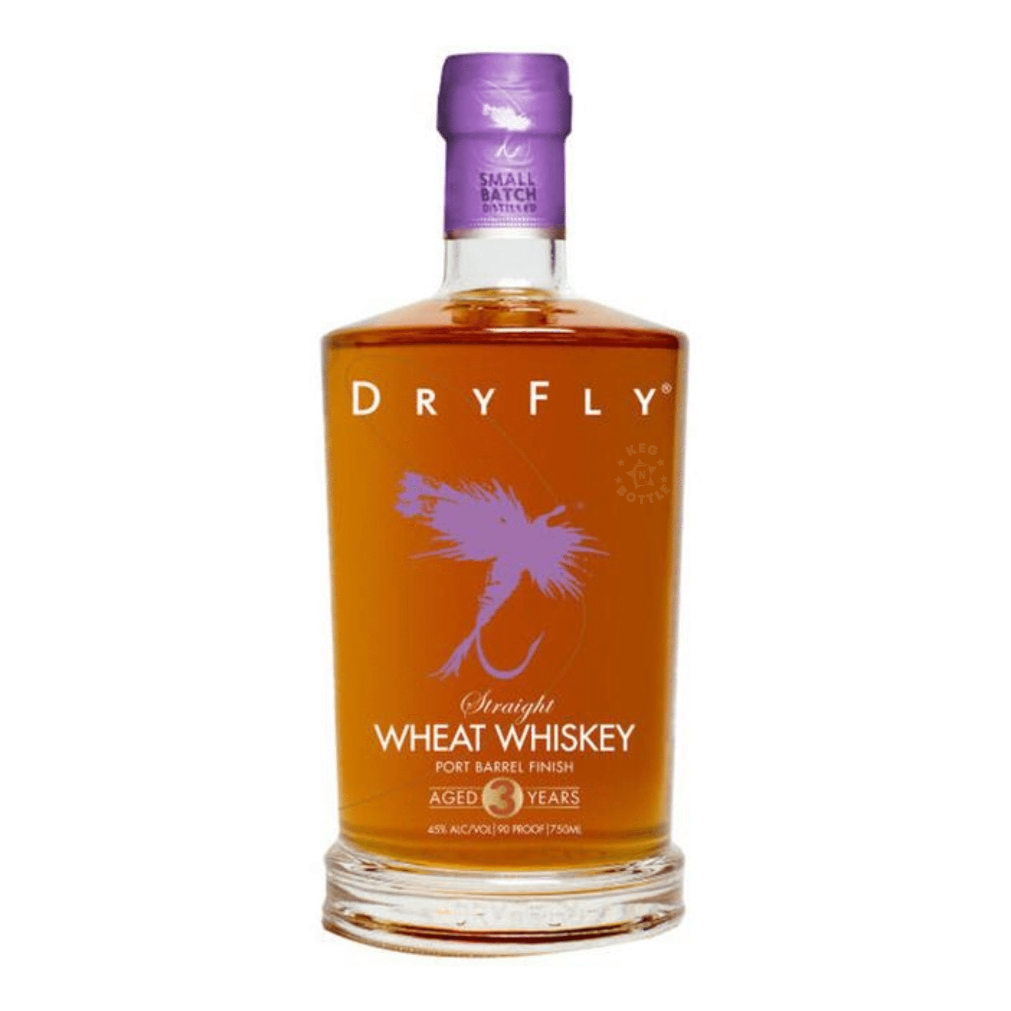 Dry Fly Straight Port Finished Wheat Whiskey (750 ml) | Keg N Bottle
