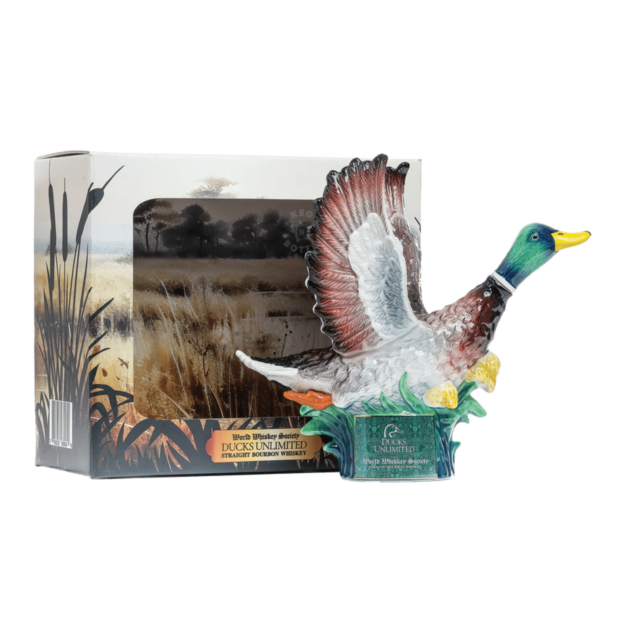 Duck's Unlimited "Mallard Duck" Straight Bourbon Whiskey (750 ml) - Keg N Bottle