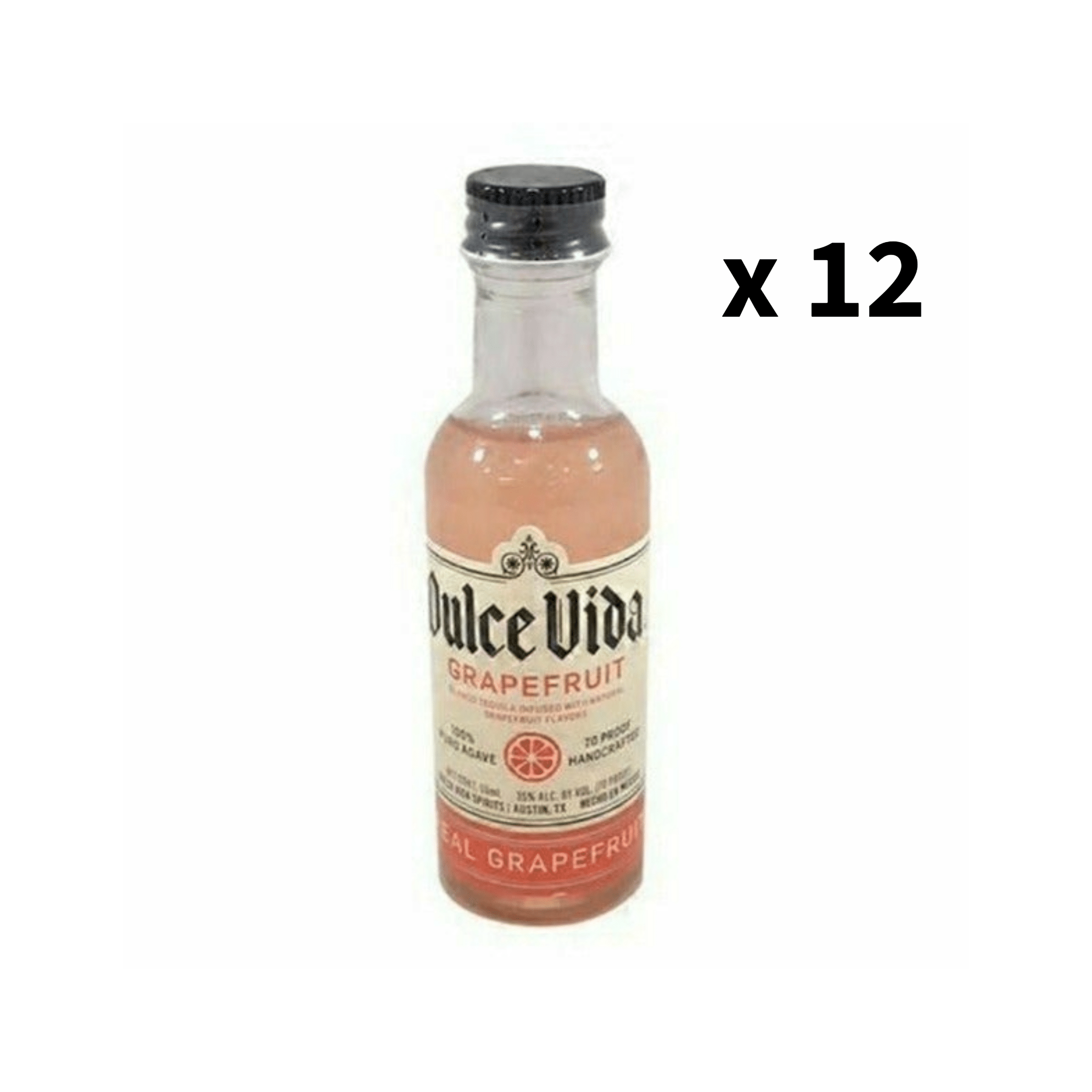 Dulce Vida Grapefruit Tequila Miniature (12 Pack) | Keg N Bottle