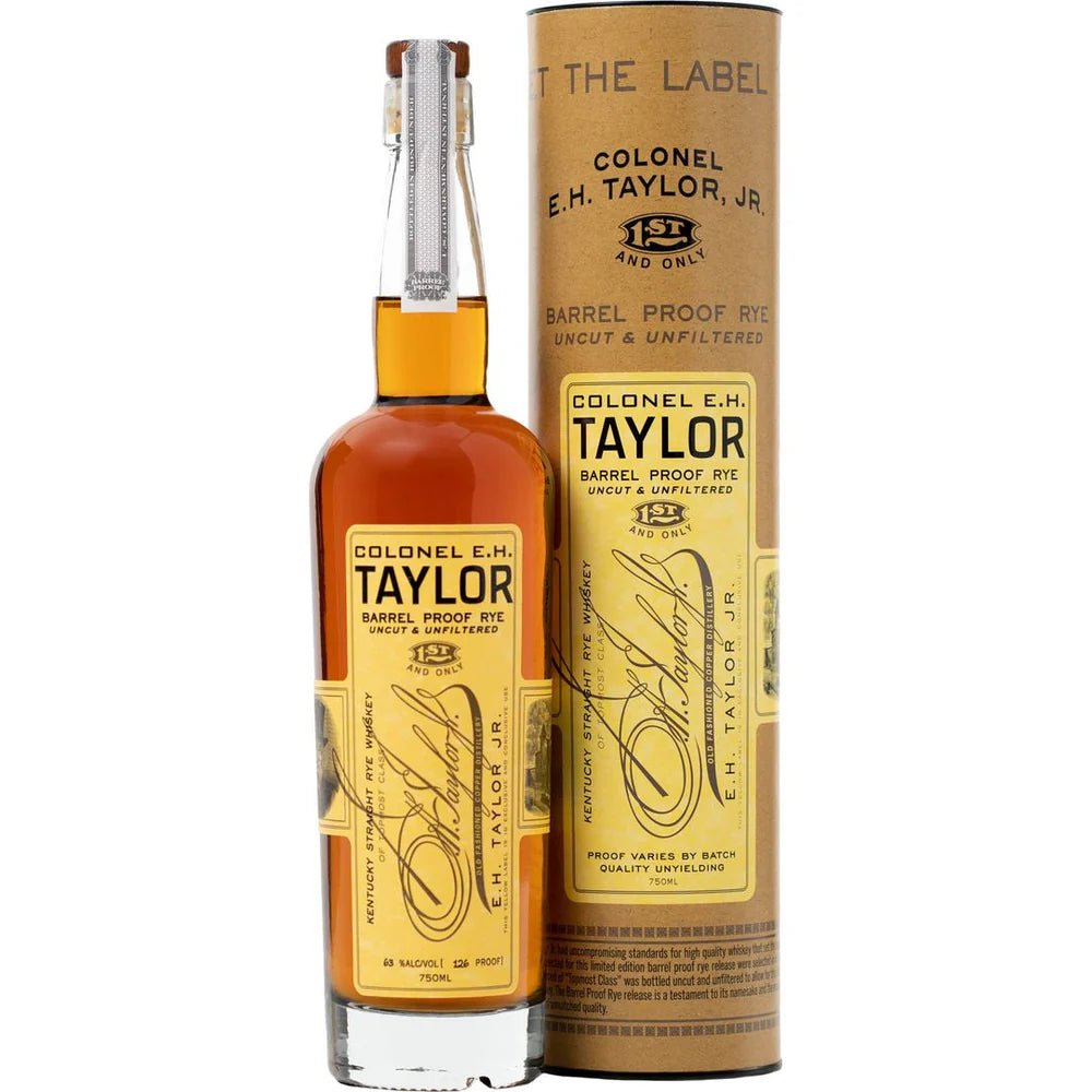 E.H Taylor Barrel Proof Rye Whiskey (750mL) - Keg N Bottle
