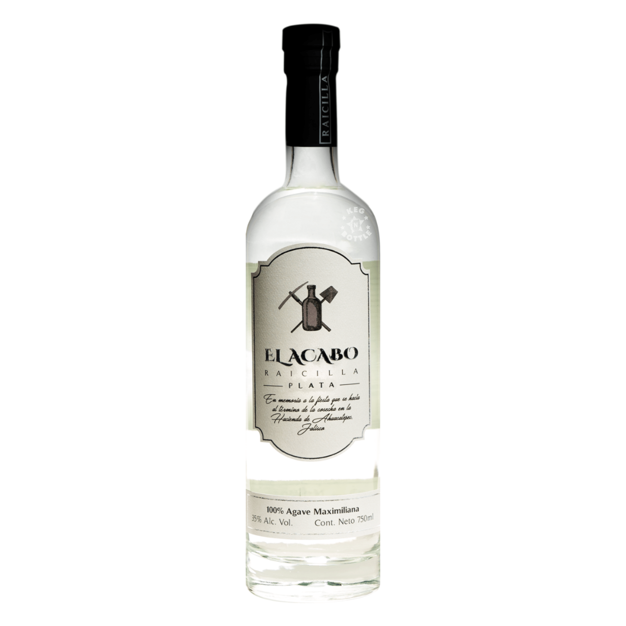 El Acabo Plata Raicilla (750 ml) - Keg N Bottle