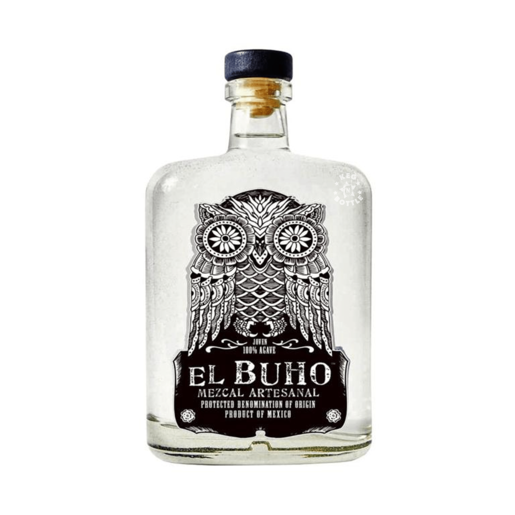 El Buho Espadin Mezcal Artesanal Joven (1 L) - Keg N Bottle