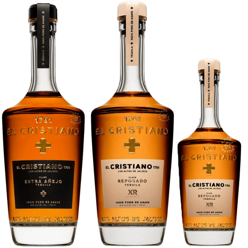 El Cristiano Tequila Collection Bundle (2x750mL + 200mL) | Keg N Bottle