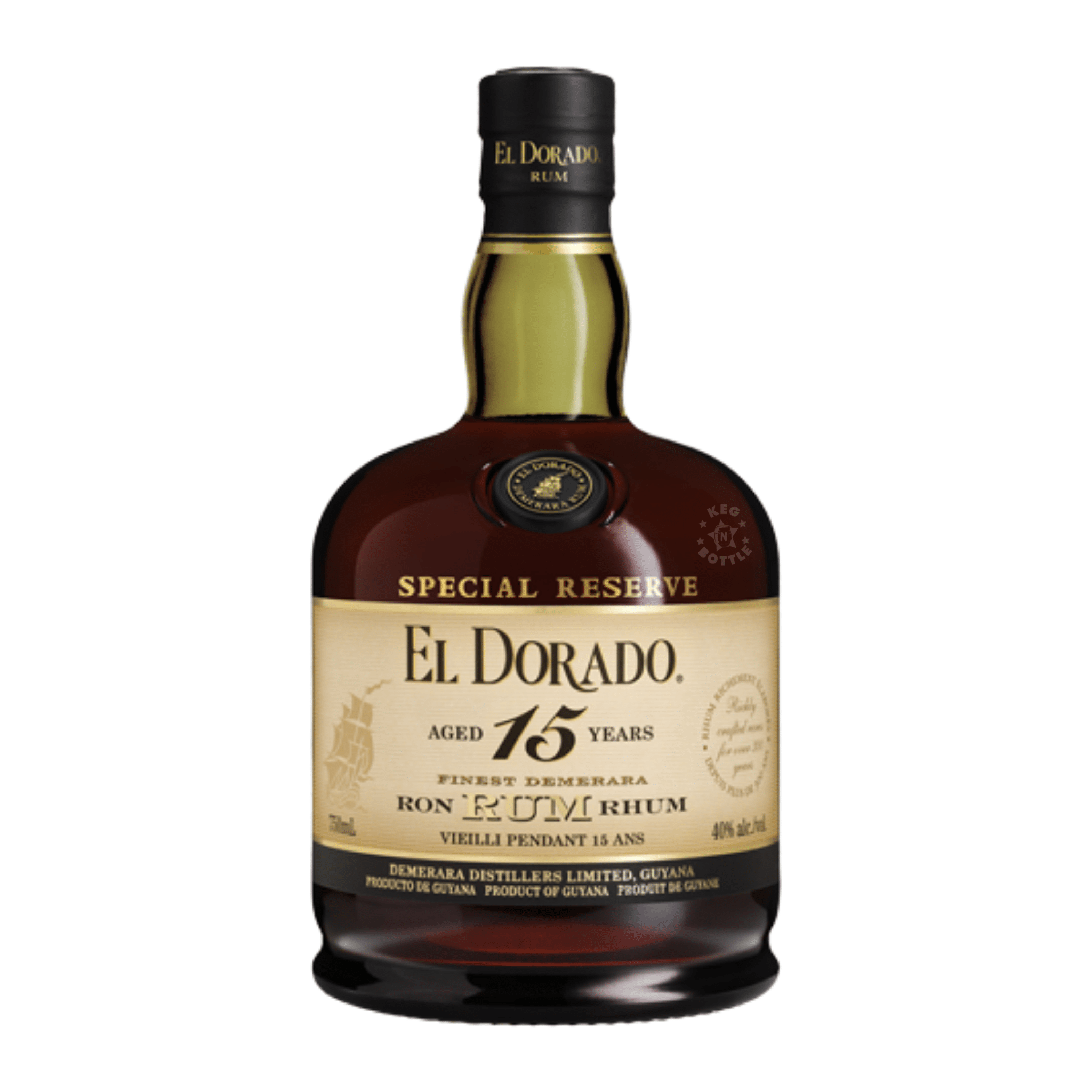 El Dorado 15 Year Rum (750 mL) - Keg N Bottle