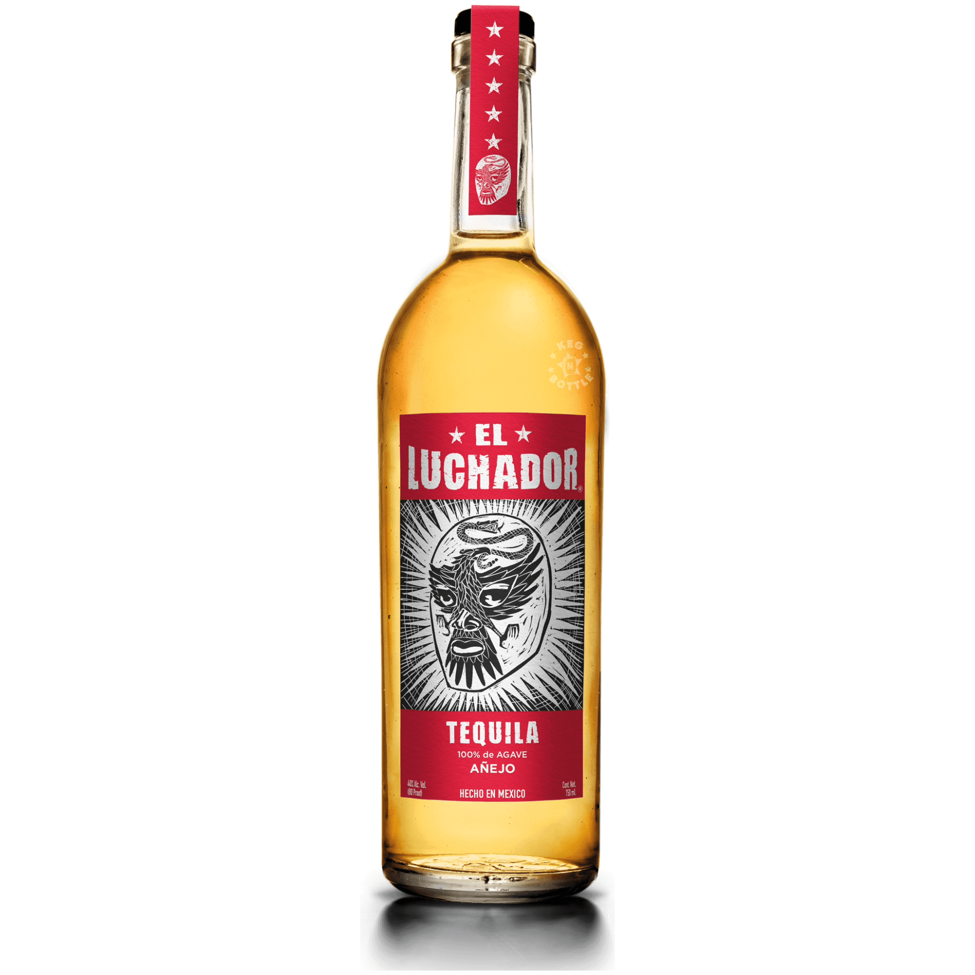 El Luchador Anejo Tequila (750 ml) | Keg N Bottle