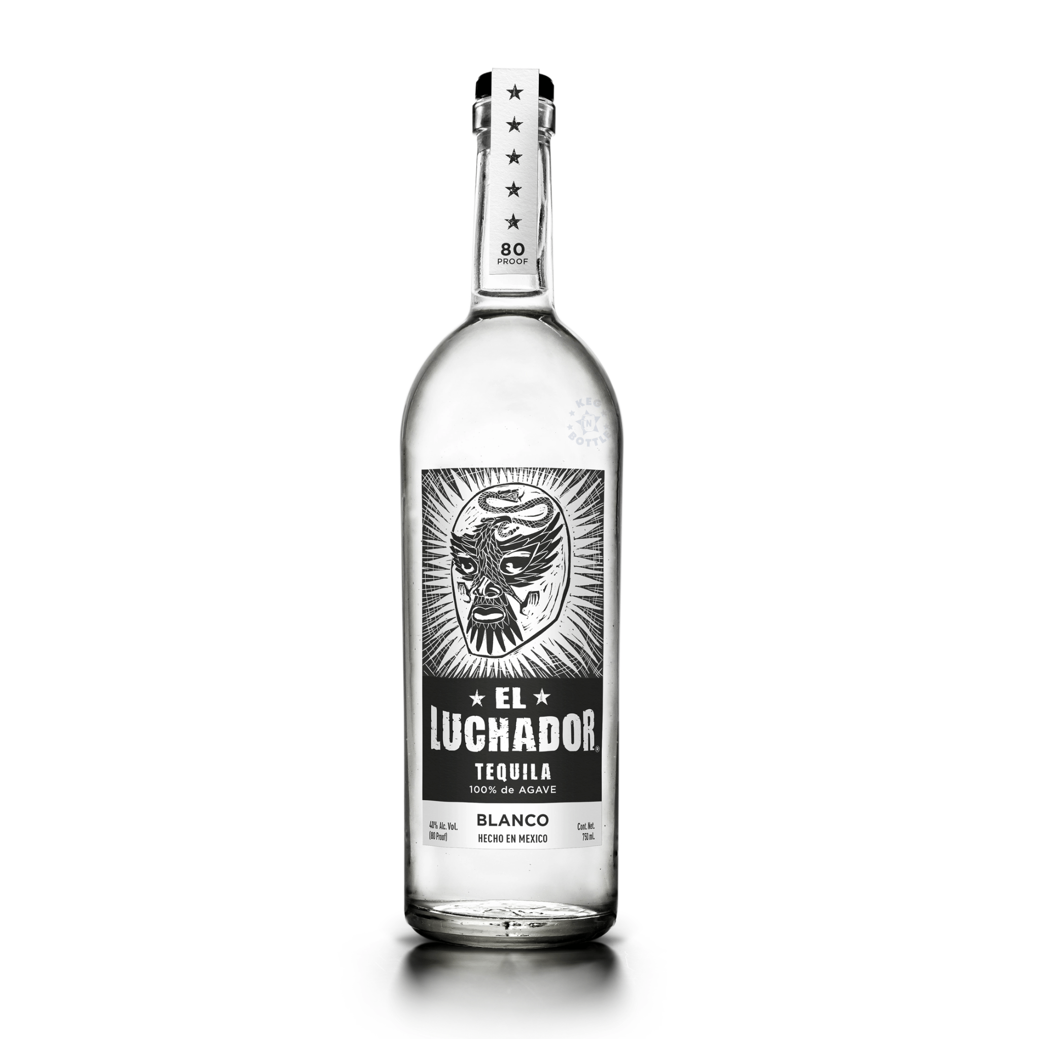 El Luchador Blanco Tequila (750 ml) - Keg N Bottle