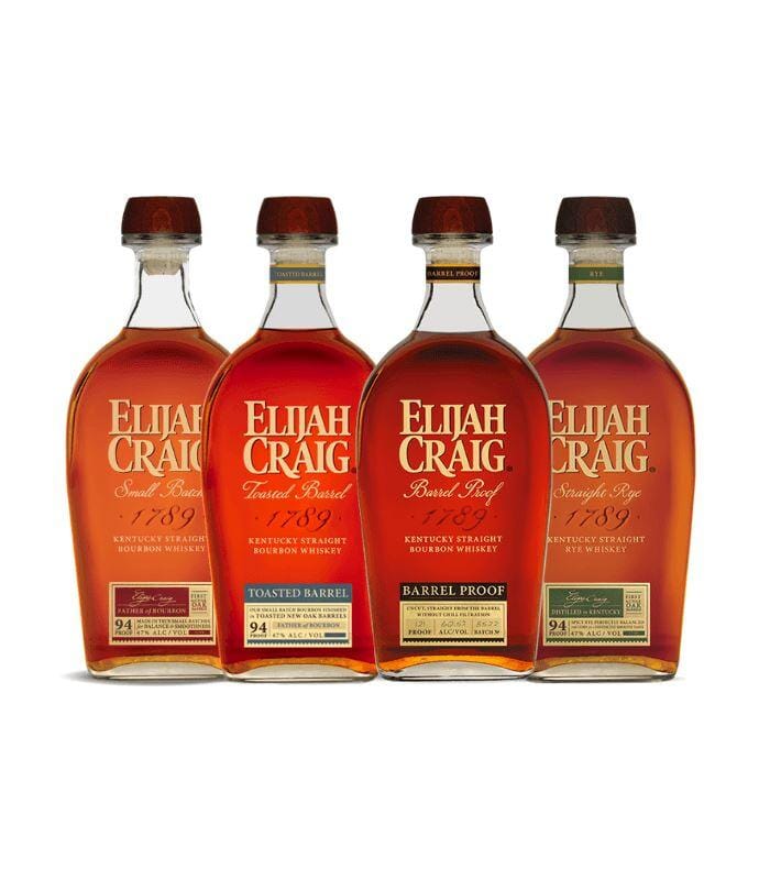 Elijah Craig Combo Pack Small Batch, Toasted Bourbon, Rye, BP B524 (4x750mL) - Keg N Bottle
