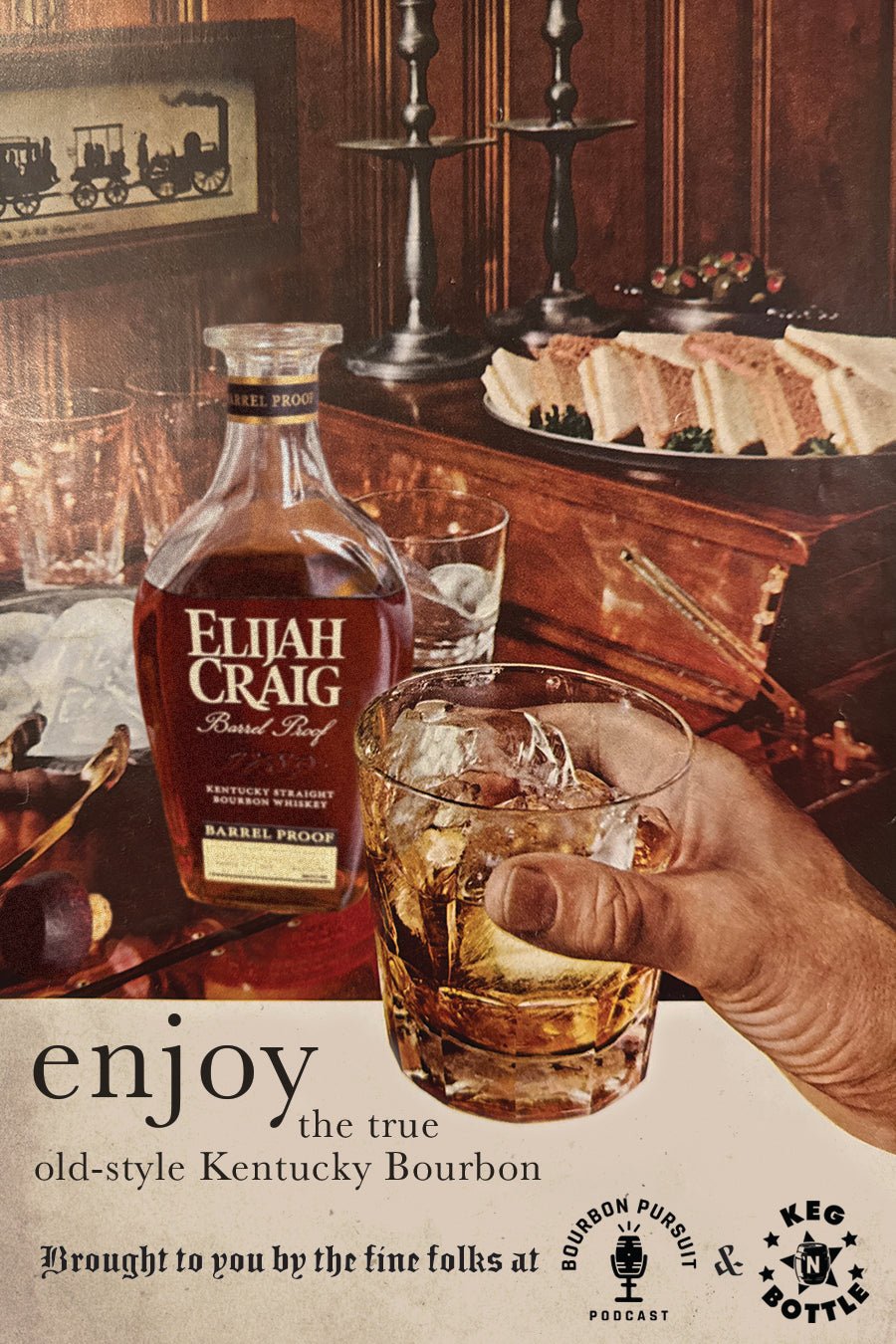 Elijah Craig Private Barrel Proof Bourbon (Barrel 6835776 - True Old Style) - Bourbon Pursuit & Keg N Bottle Private Barrel Pick 750 ml | Keg N Bottle