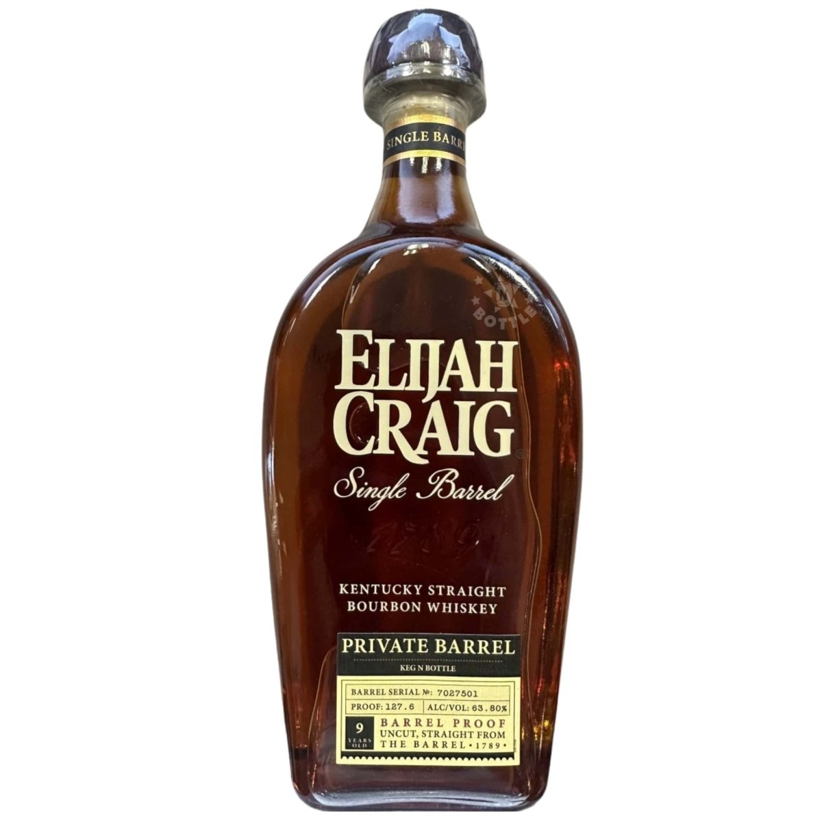Elijah Craig x KNB Private Barrel 9 Year Bourbon 750 ml bottle