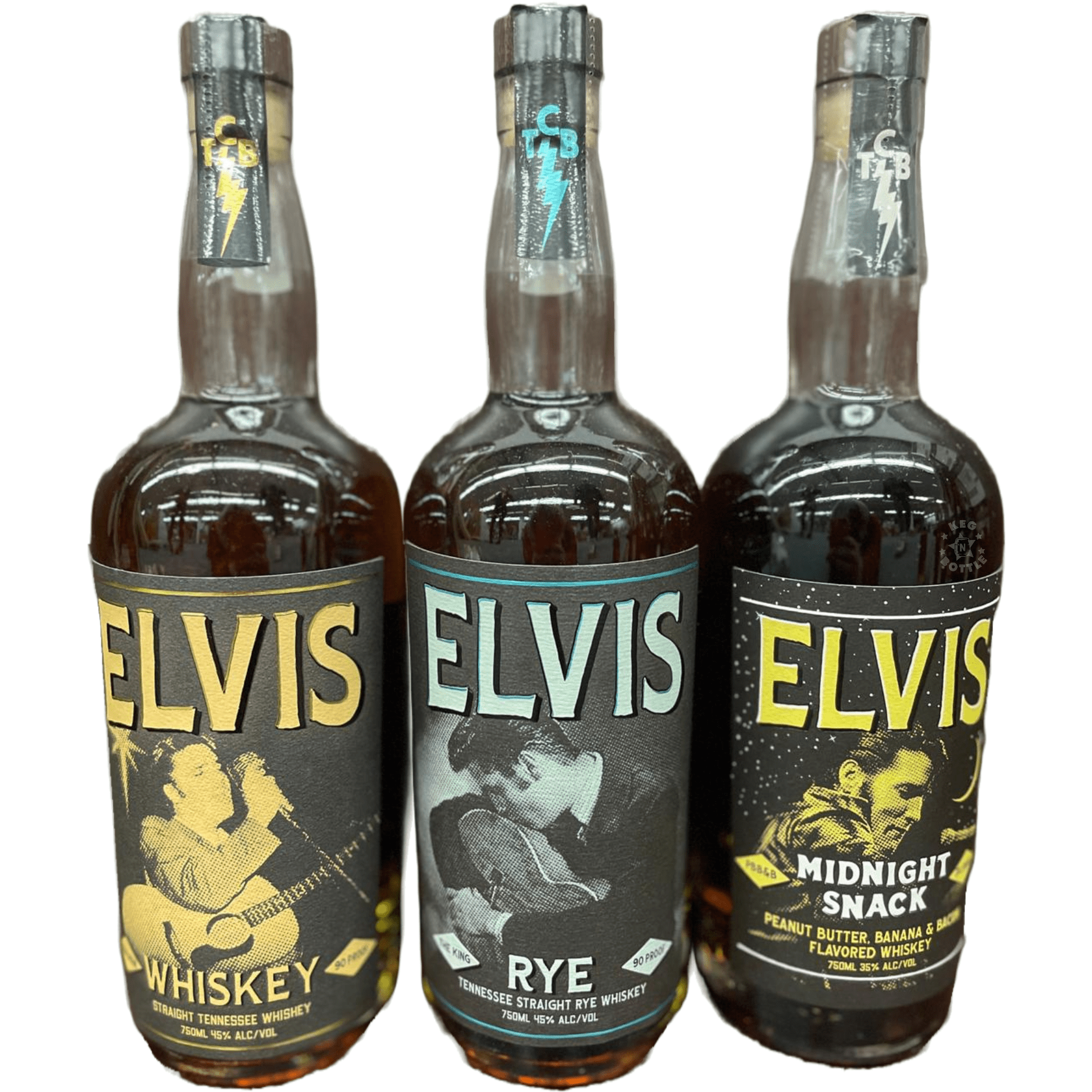 Elvis Whiskey Combo Pack (3 x 750 ml) | Keg N Bottle