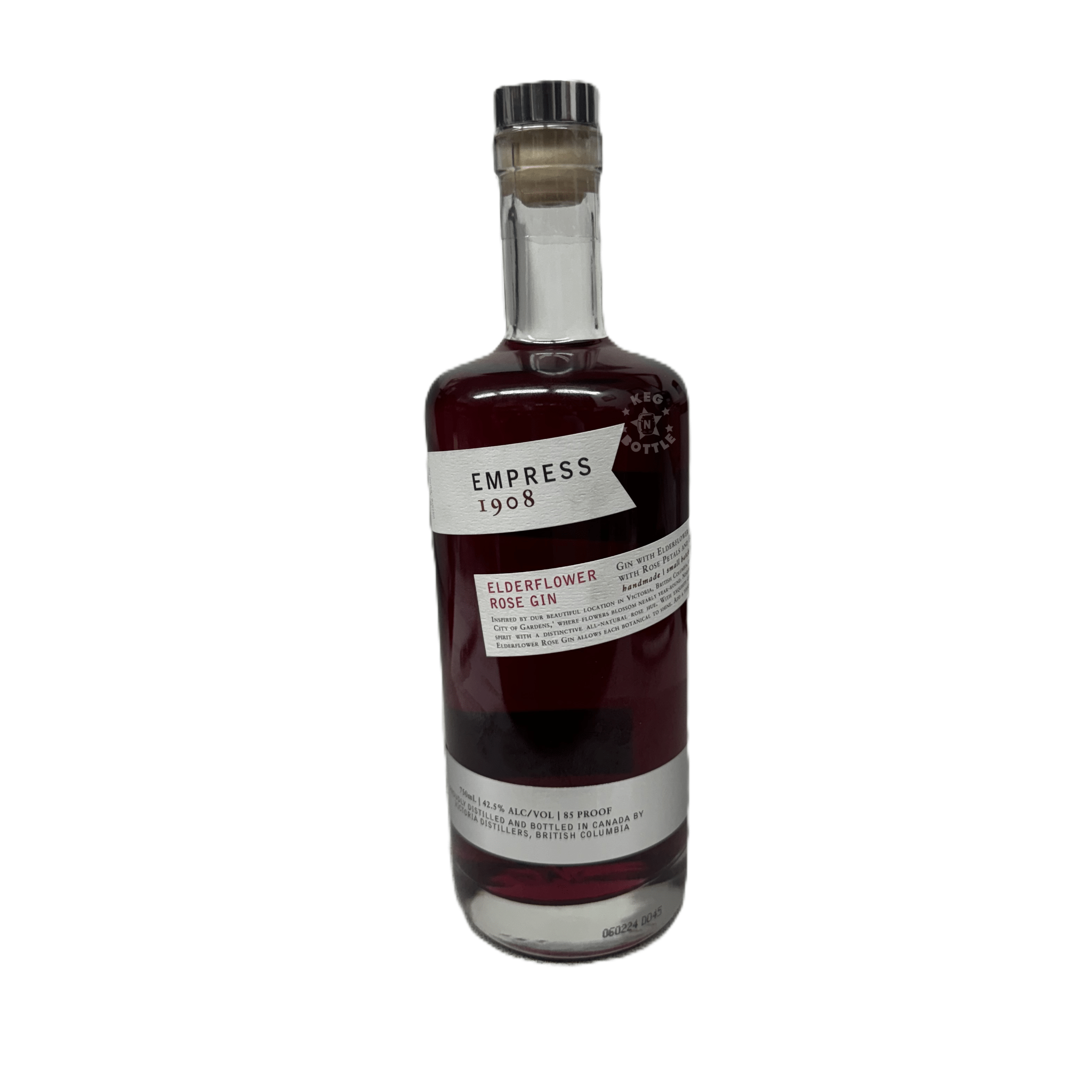Empress 1908 Elderflower Rose Gin (750 mL) - Keg N Bottle