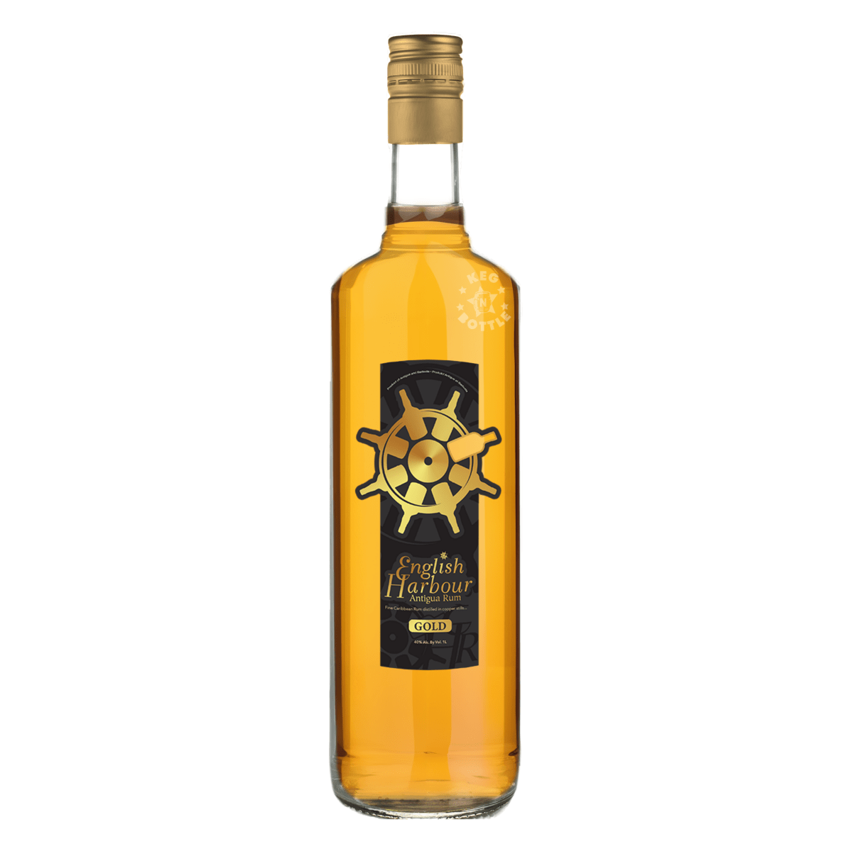 English Harbour Gold Line Antigua Rum (1 L) | Keg N Bottle
