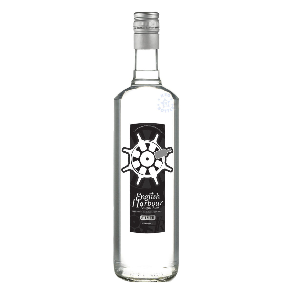 English Harbour Silver Line Antigua Rum (1 L) | Keg N Bottle