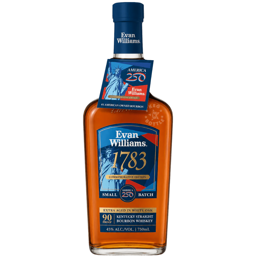 Evan Williams 1783 Small Batch Bourbon Whiskey Commemorative 250th Edition (1.75L) | Keg N Bottle