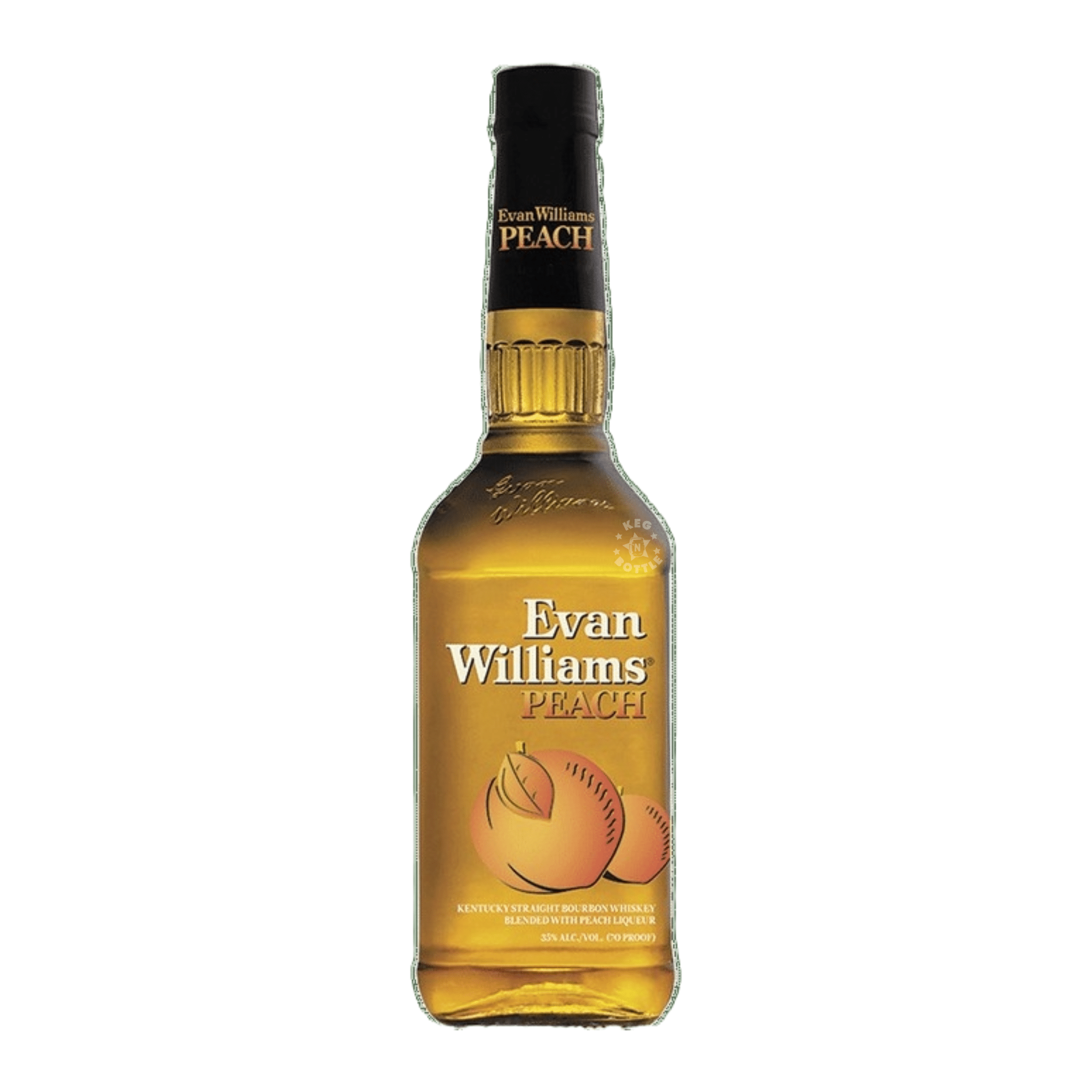 Evan Williams Peach Bourbon (750 mL) - Keg N Bottle