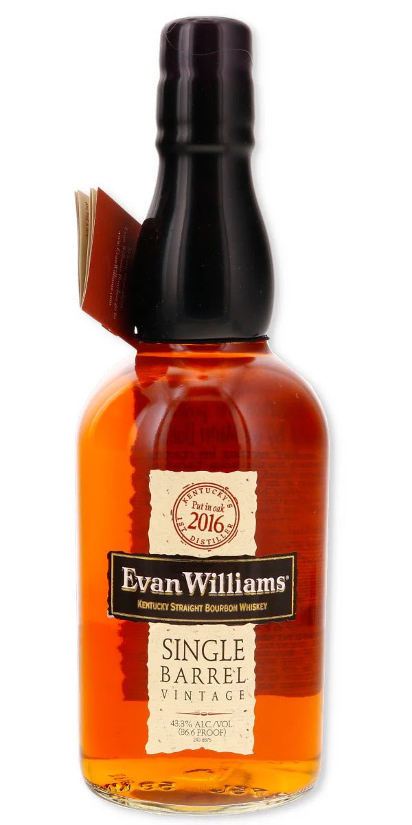 Evan Williams Single Barrel Bourbon Whiskey (750 mL) - Keg N Bottle