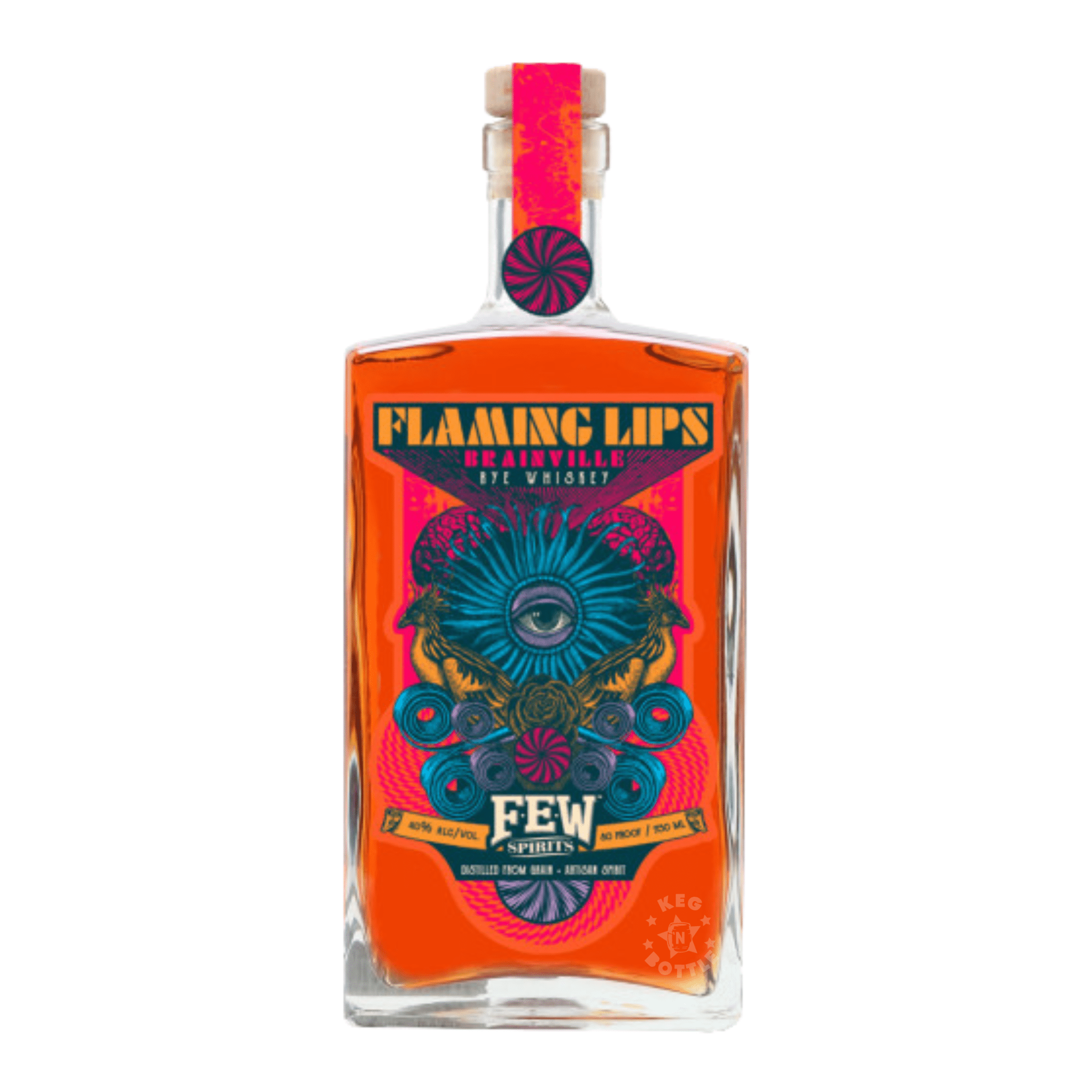 FEW Spirits Flaming Lips Brainville Rye Whiskey (750 ml) - Keg N Bottle