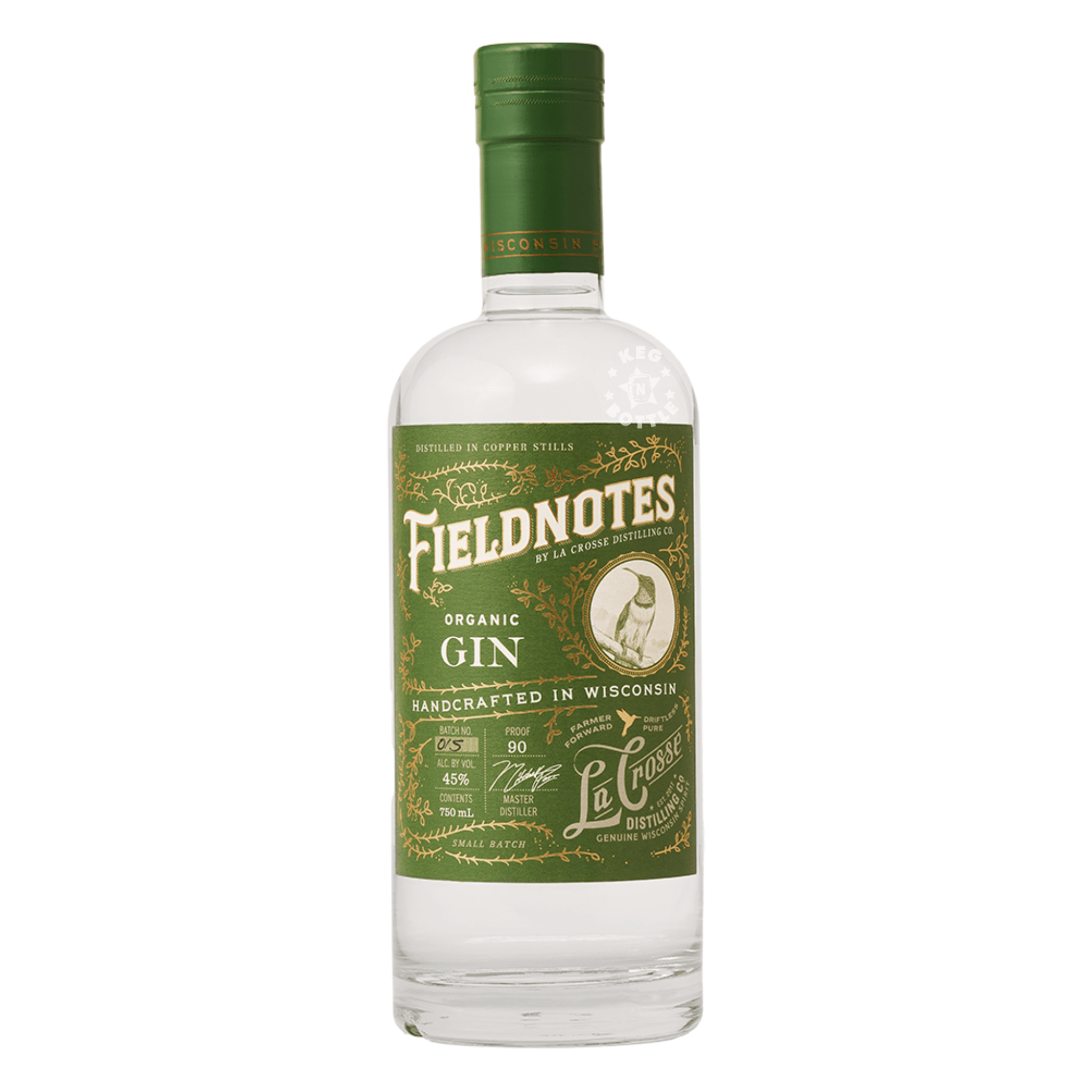 Field Notes Organic Gin (750 ml) - Keg N Bottle