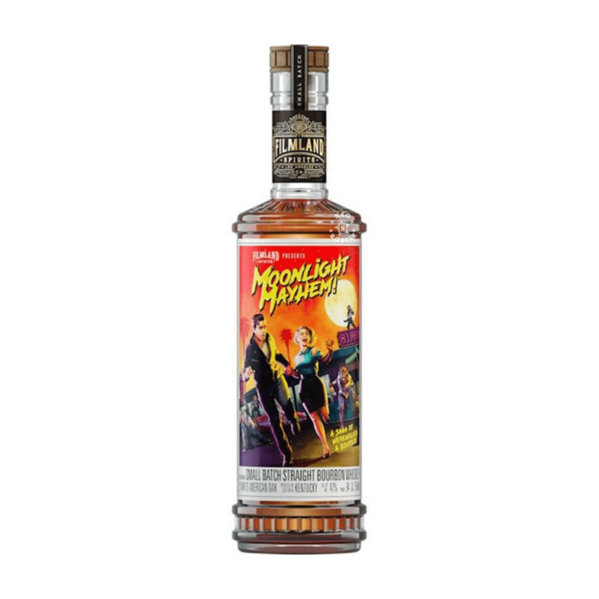 Filmland Moonlight Mayhem Straight Bourbon Whiskey (750 ml) | Keg