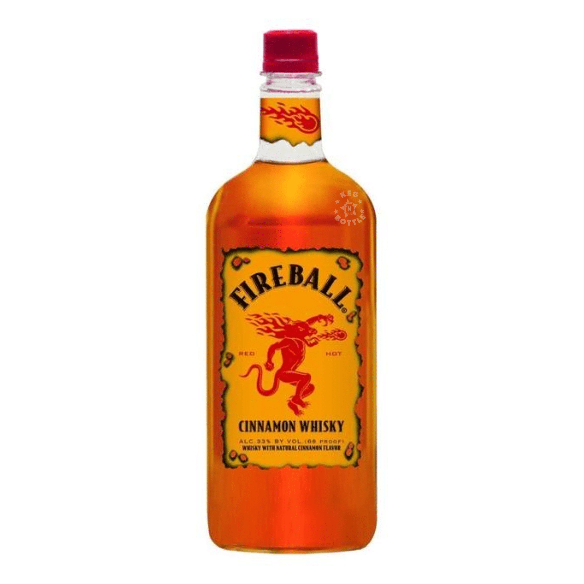 Fireball Cinnamon Flavored Whisky (1.75 L) | Keg N Bottle