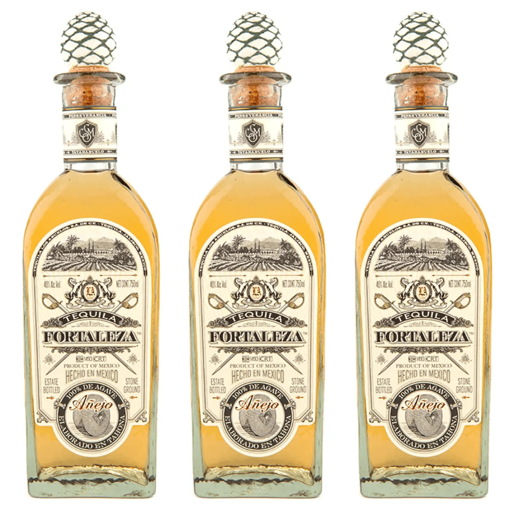 Fortaleza Anejo Tequila (700mL) 3 Pack
