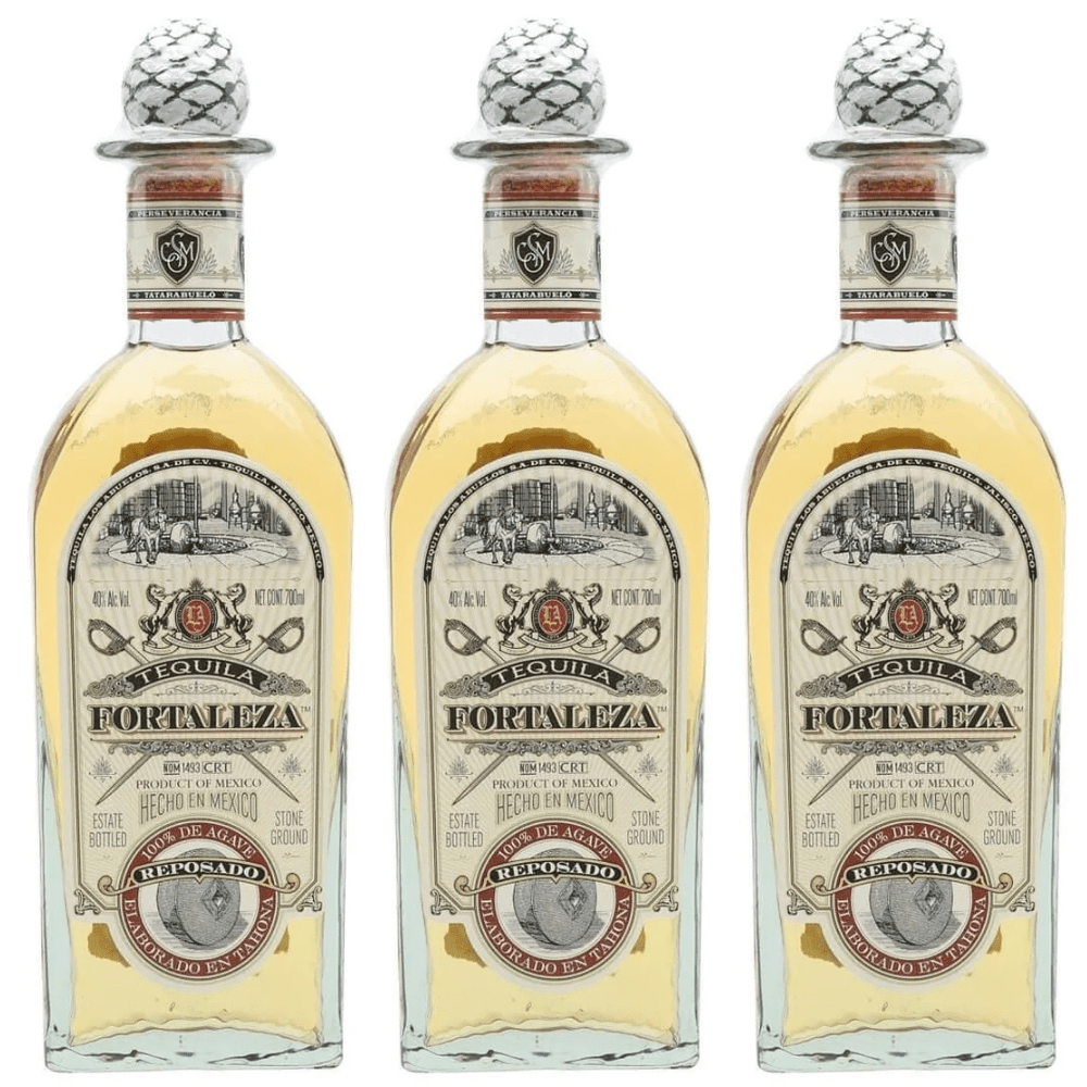 Fortaleza Reposado Tequila (700mL) 3 Pack