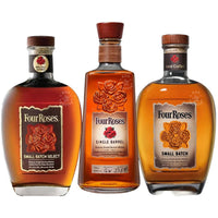 Four Roses Small Batch Select & Single Barrel & Small Batch Bundle (3 x 750 ml)