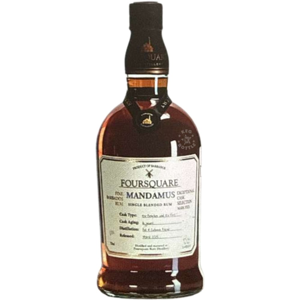 Bottle of Foursquare Exceptional Cask Selection Mark XXIX “Mandamus” Rum (750 ml)