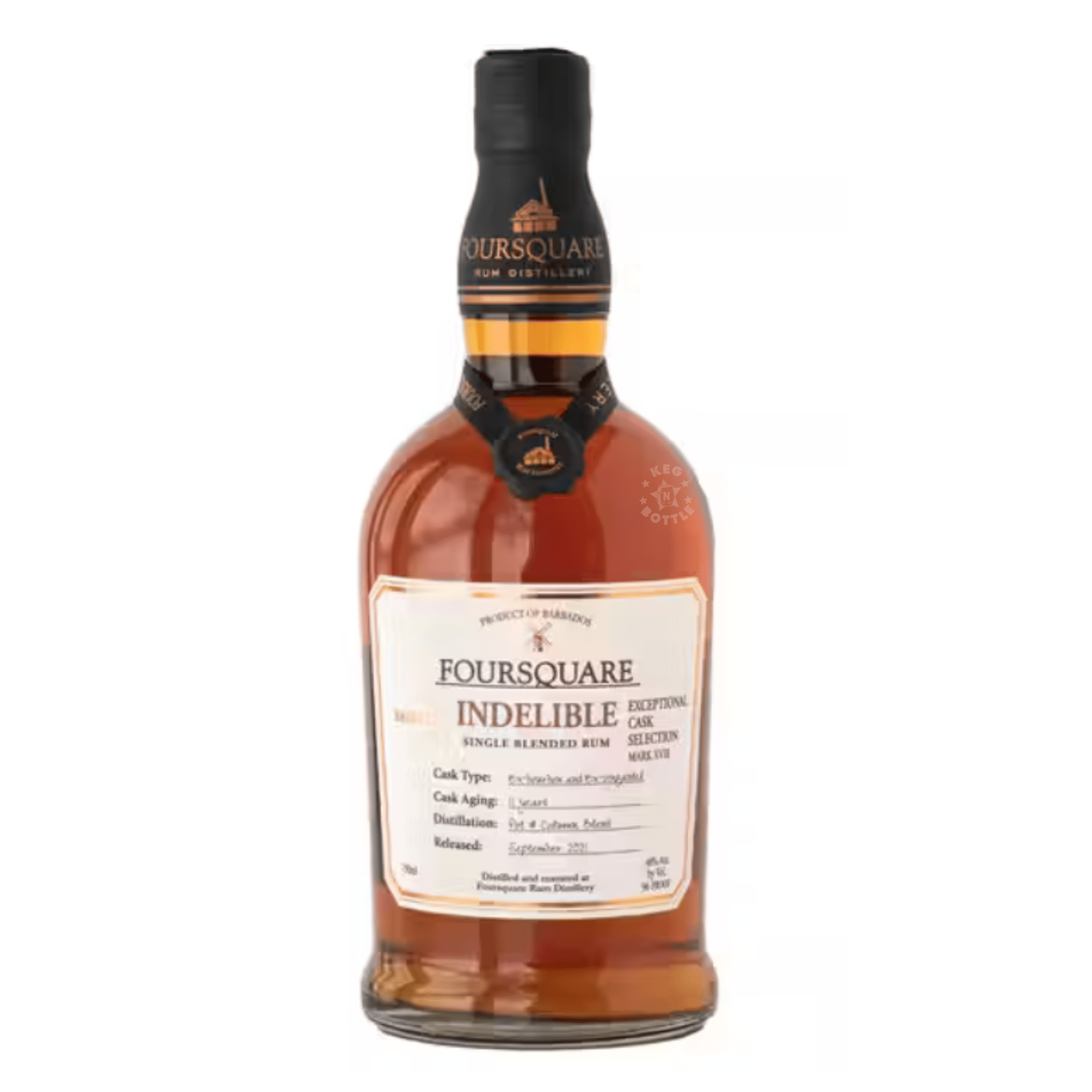 Foursquare Indelible Single Blended Rum (750 ml) | Keg N Bottle