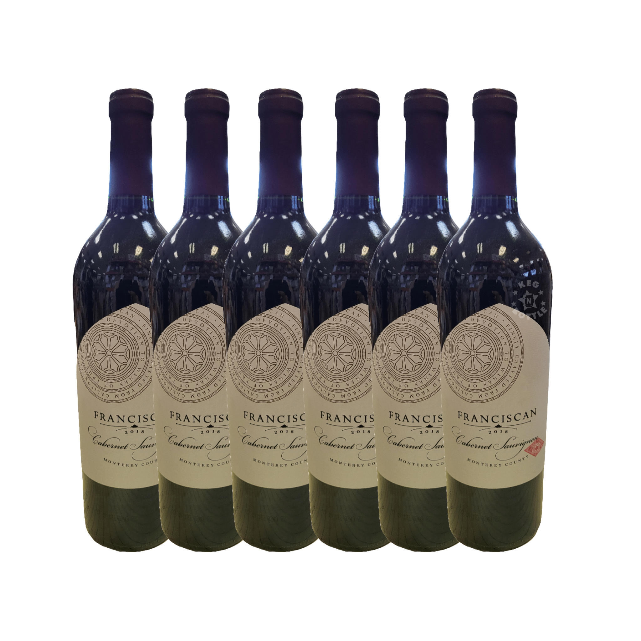 Franciscan Estate Cabernet Sauvignon Monterey County (6 x 750 ml) - Keg N Bottle