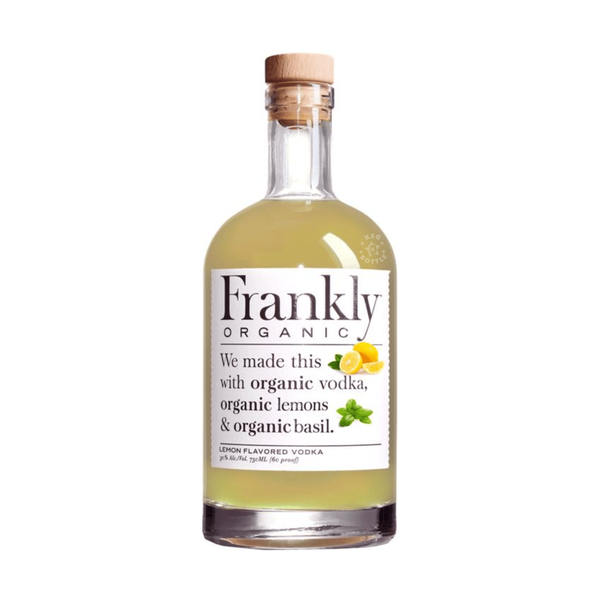 Frankly Organic Lemon Vodka (750 ml) - Keg N Bottle