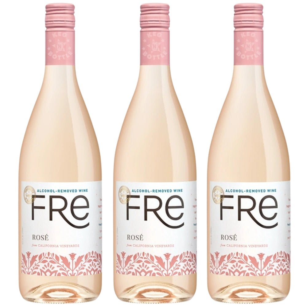 Fre - Alcohol Removed Rosé Wine - 3 Pack (750 ml)