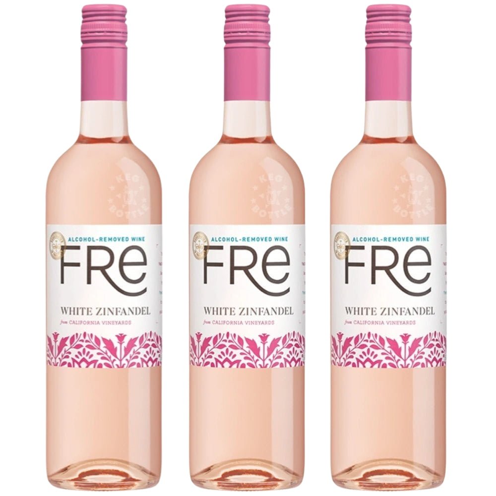 Fre - Alcohol Removed White Zinfandel Wine 3 Pack (750 ml)