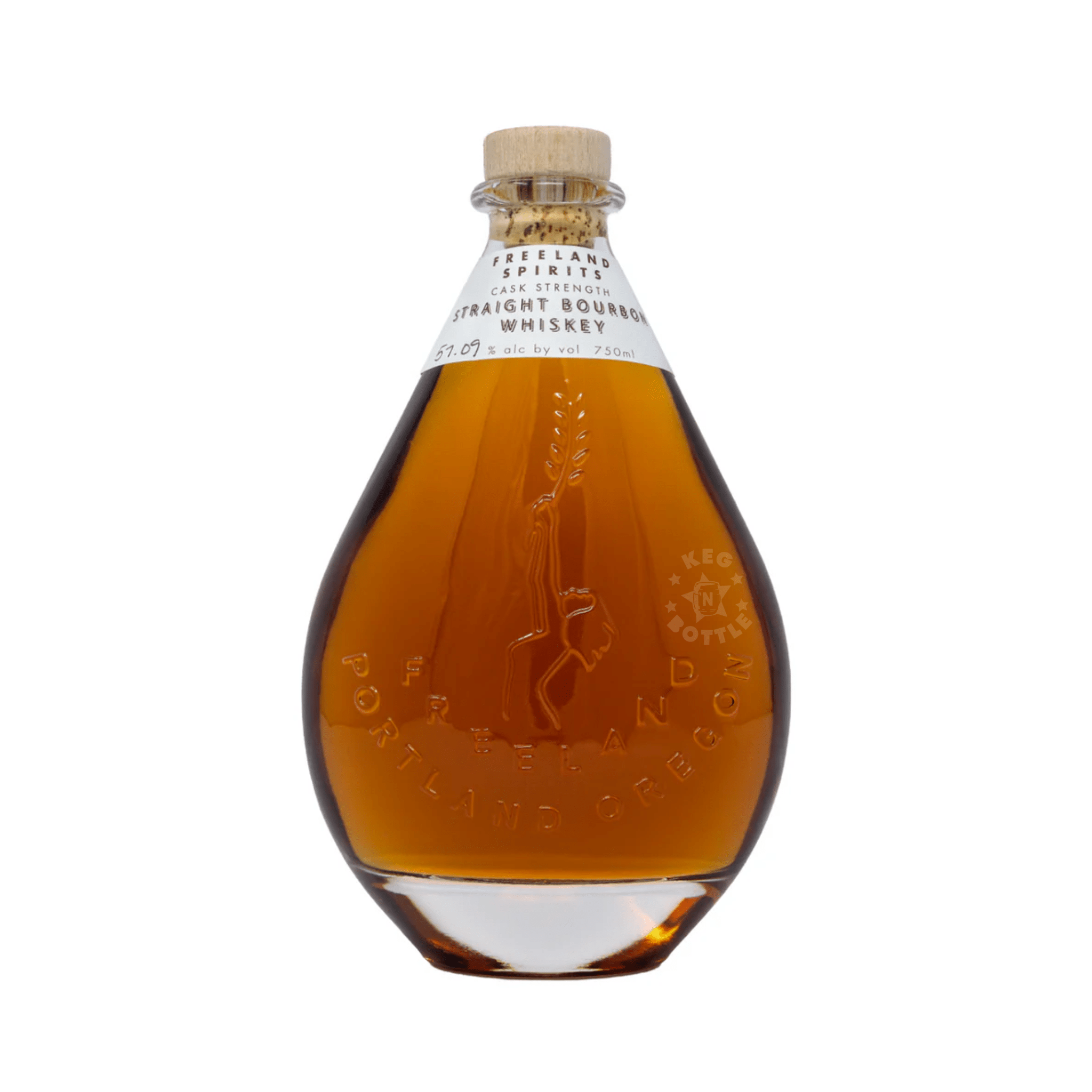 Freeland Spirits Cask Strength Bourbon Whiskey (750 ml) - Keg N Bottle