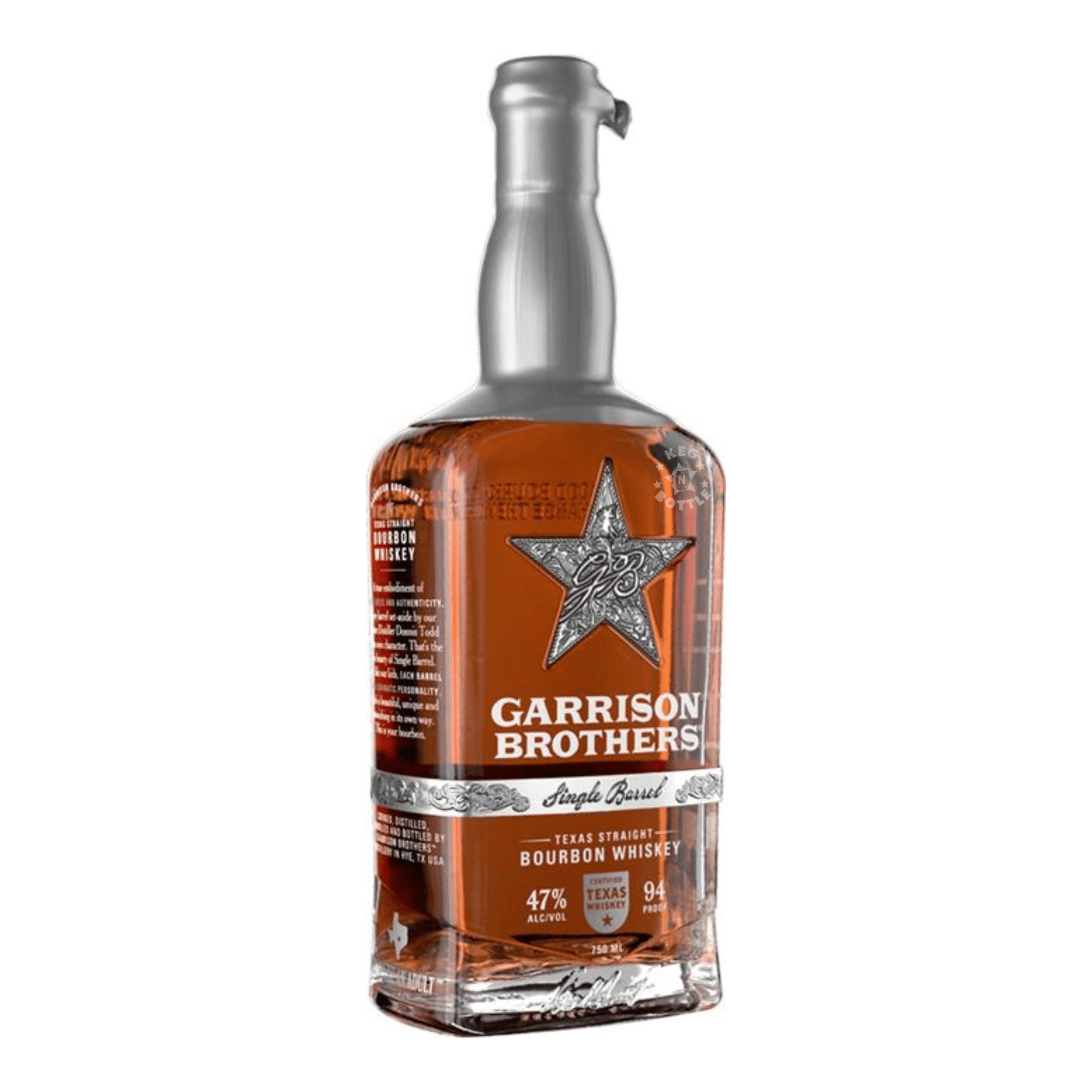 Garrison Brothers Single Barrel Bourbon Whiskey (750 ml) | Keg N