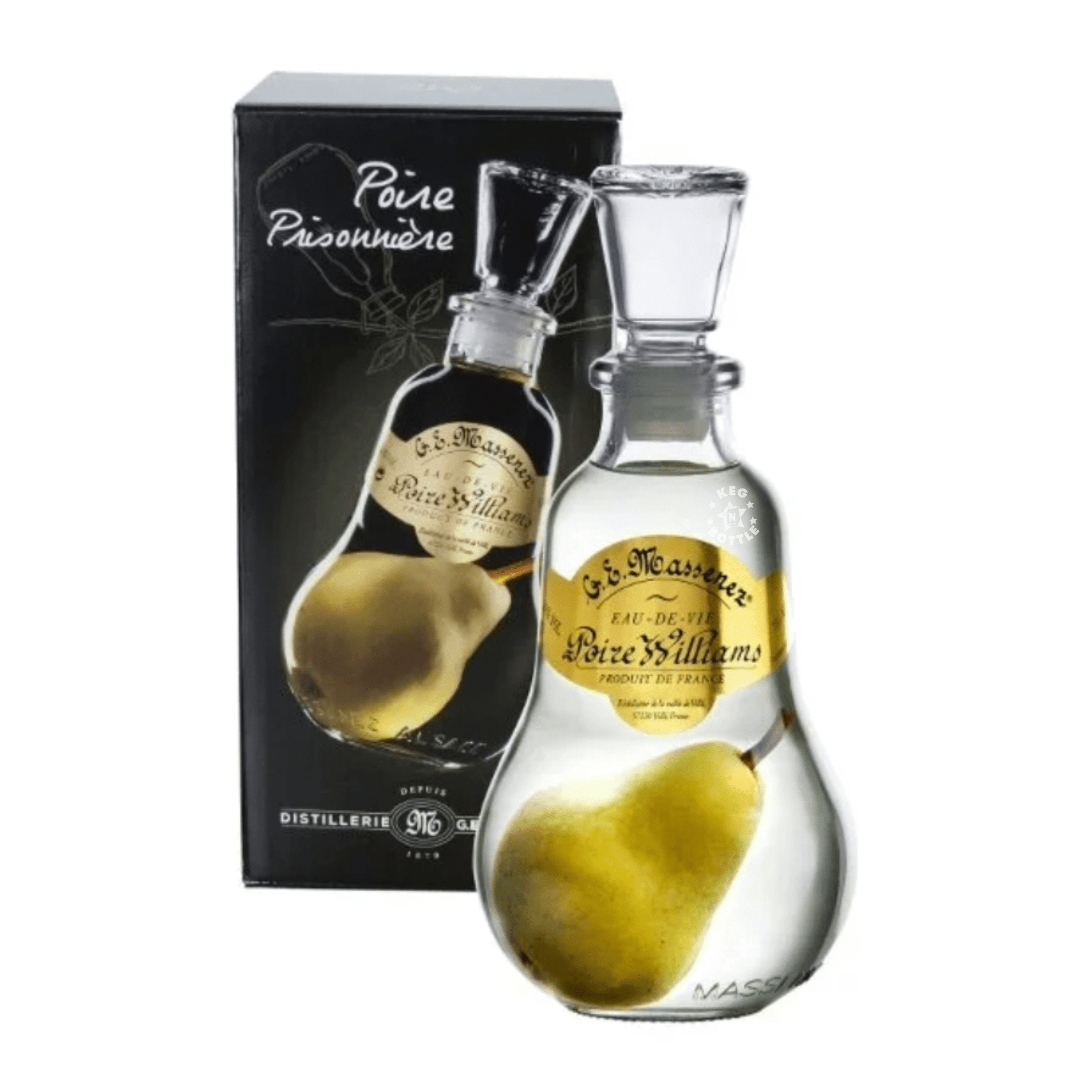 G.E.マスネ Poire Williams 洋梨入りブランデー G.E Massenez Poire Prisonniere Pear Brandy (750 ml) | Keg N Bottle