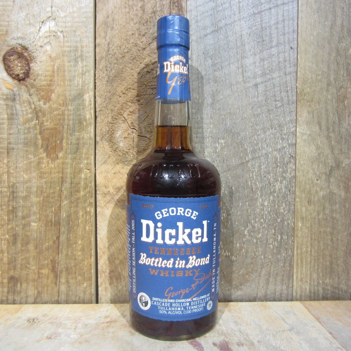 George Dickel 13 Year Bottled in Bond Fall 2005 Tennessee Whisky (750 ml) | Keg N Bottle