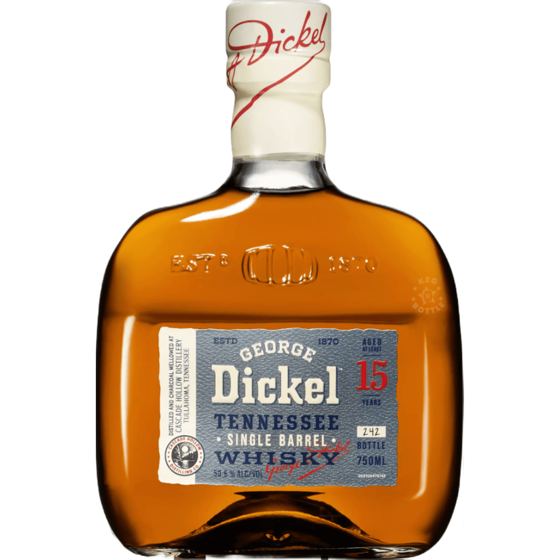 George Dickel 15 Year Singel Barrel Tennessee Whisky (750 ml) | Keg N Bottle