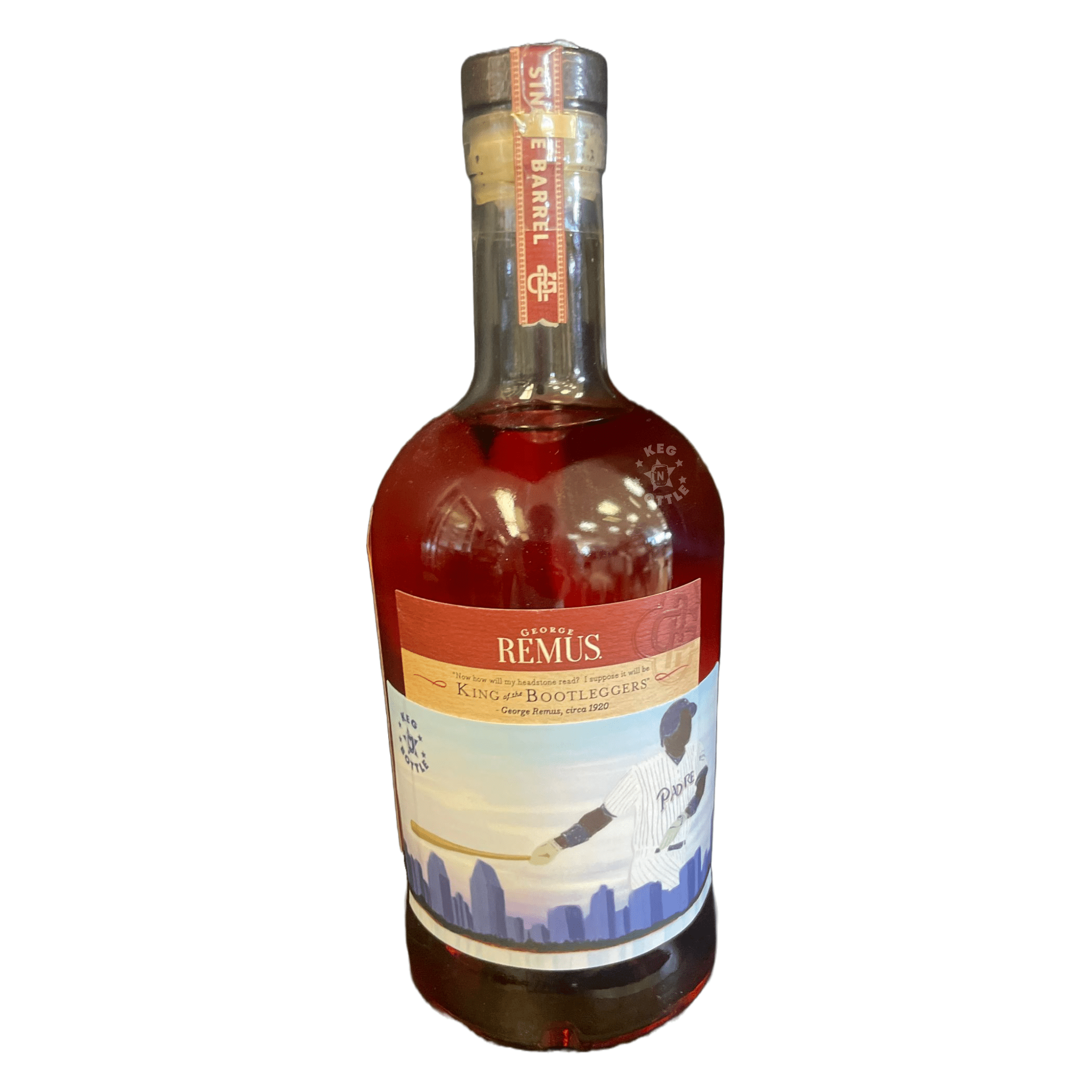 George Remus Bourbon Whiskey - Keg N Bottle & San Diego Distillers Barrel Pick (750 ml) | Keg N Bottle