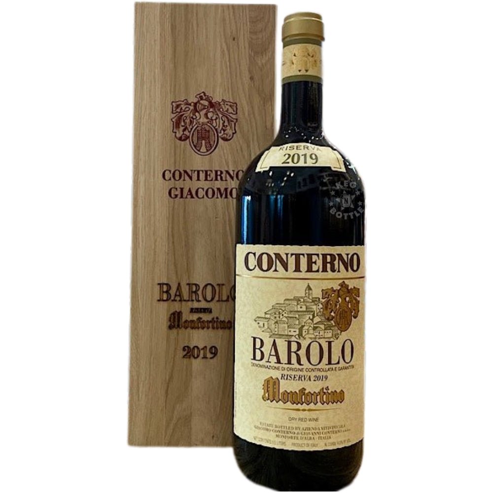 Giacomo Conterno Barolo Monfortino Riserva 2019 magnum 1.5L Italian red wine bottle