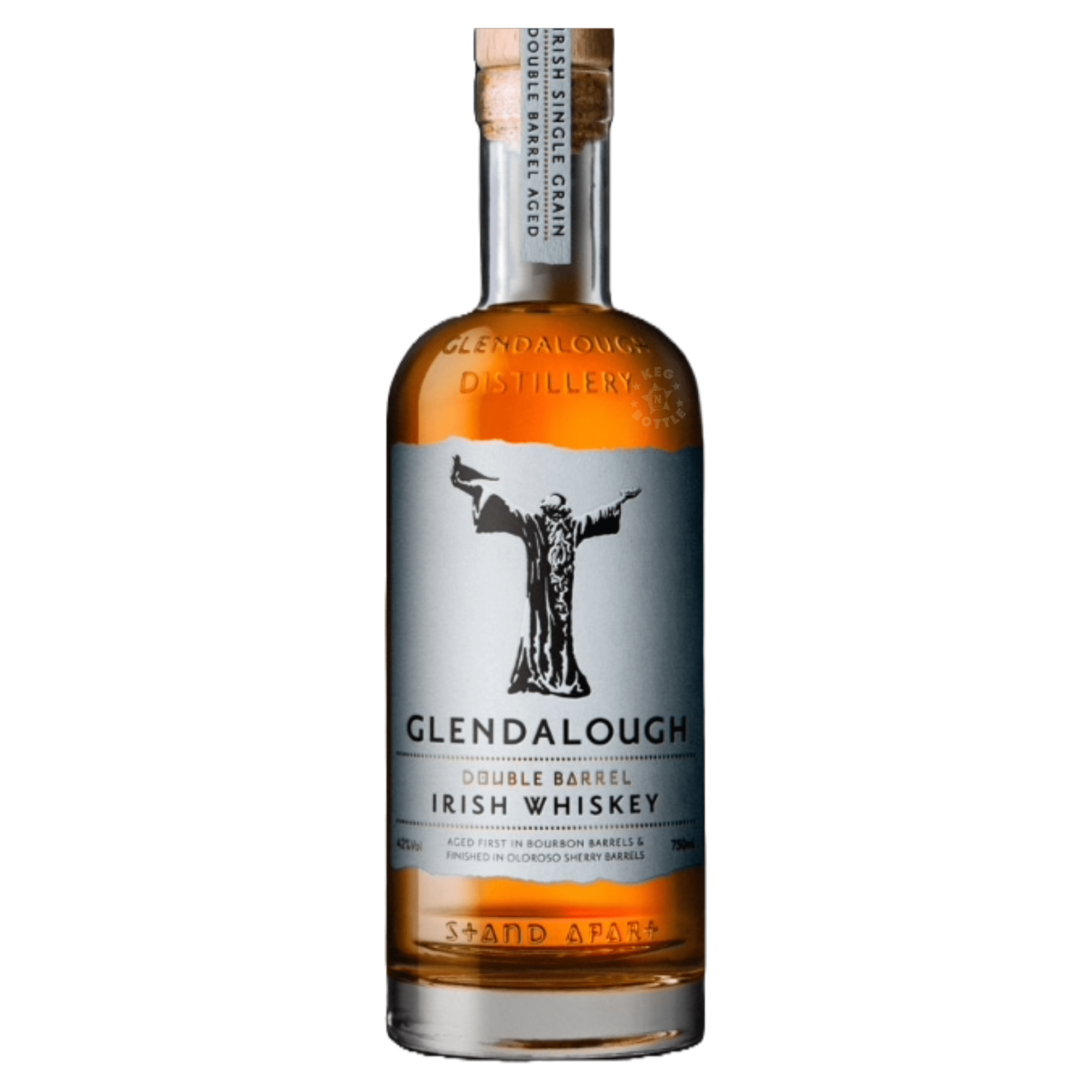 Glendalough Double Barrel Irish Whiskey (750 ml) | Keg N Bottle