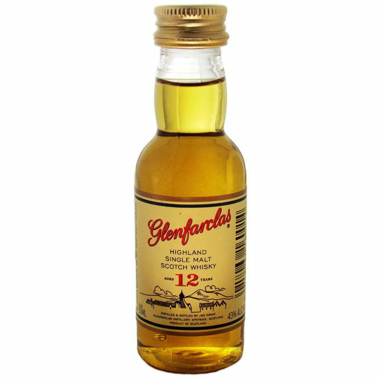 Glenfarclas 12 Year Whisky 12 Qty (50 mL) - Keg N Bottle