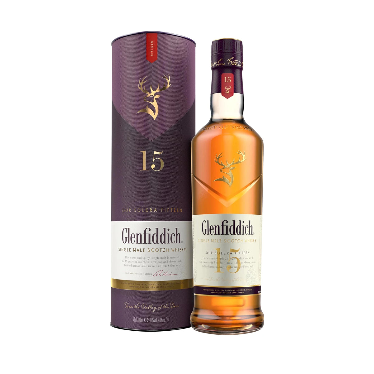 Glenfiddich 15 Year Our Solera Fifteen Single Malt Scotch (750 ml) | Keg N Bottle