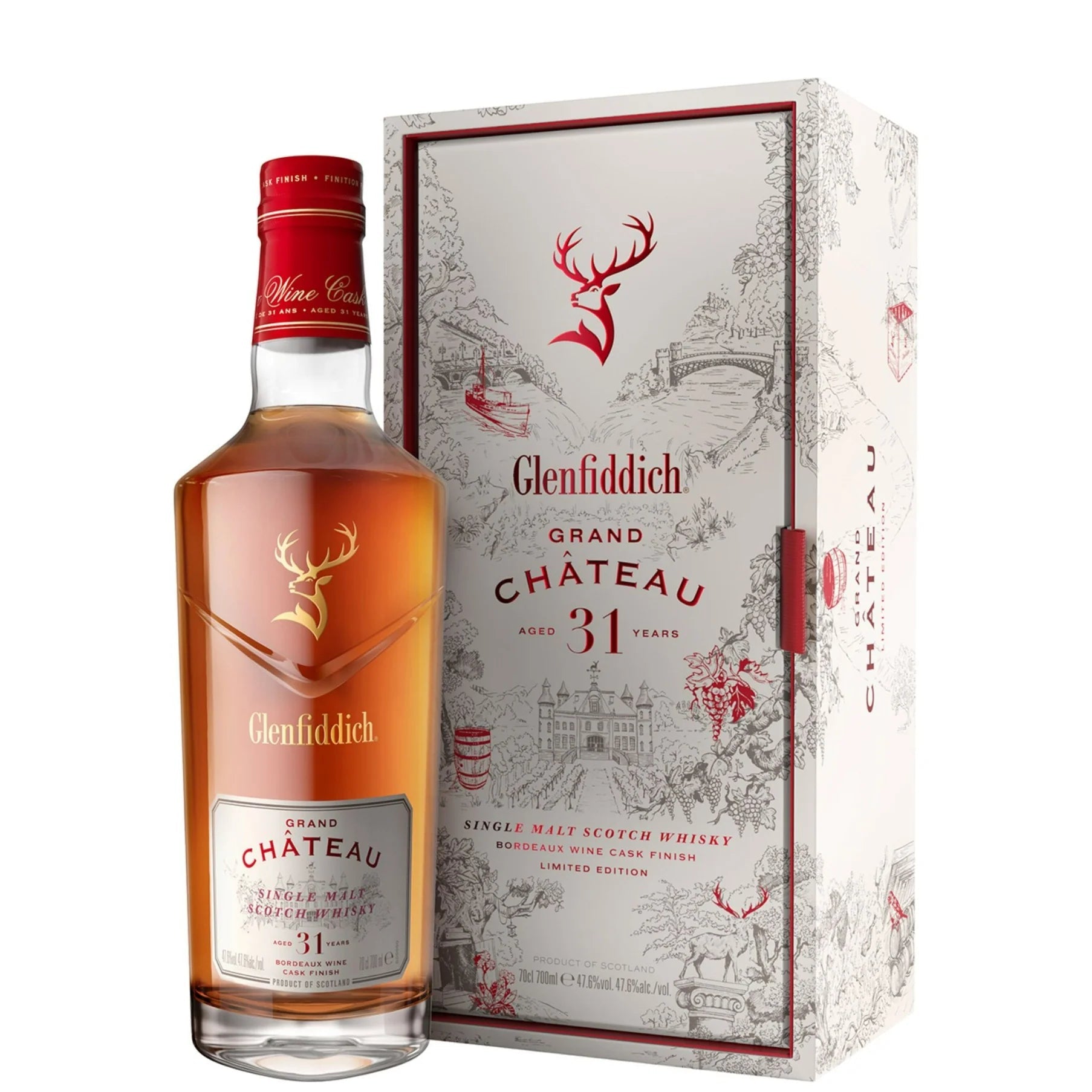 Glenfiddich Grand Chateâu 31 Yr Single Malt Scotch Whisky (750mL) - Keg N Bottle
