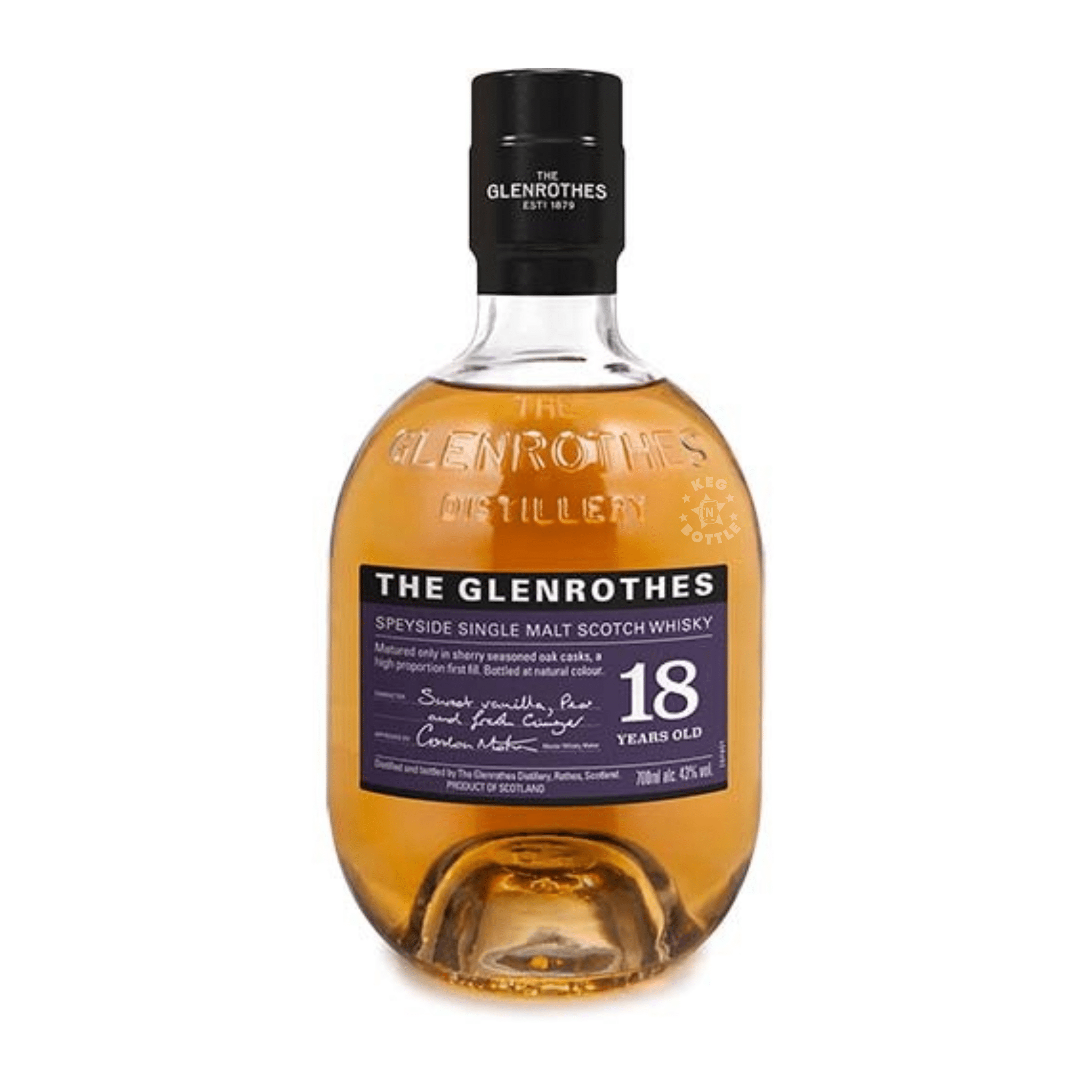 Glenrothes 18 Year Speyside Single Malt Scotch (750 ml) | Keg N Bottle